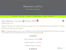 Tablet Screenshot of macaronsundco.com